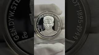 200000 zł Gen. Stefan Rowecki (Grot) Lustrzanka III Rp #numizmatyka #silver #collection