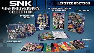 SNK 40th Anniversary Collection (Switch) Limited Edition Unboxing