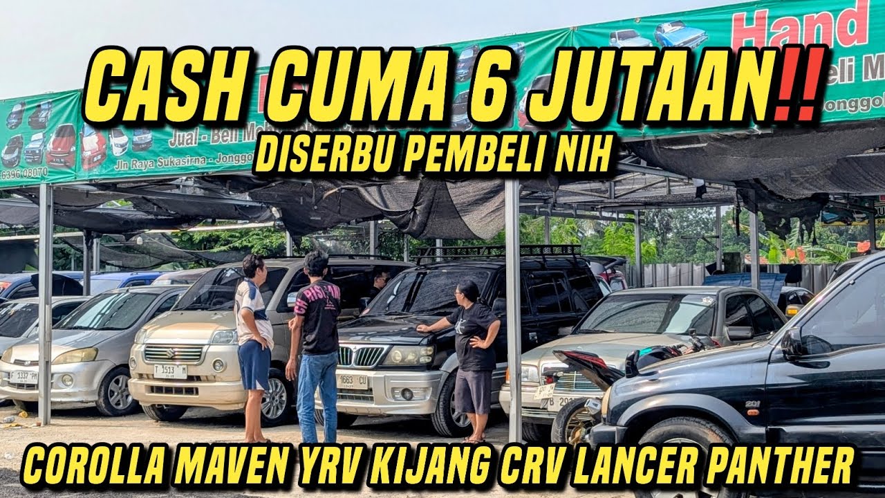 Makin diburu pembeli Hand Mobilindo obral mobil bekas murah banget❗Corolla kijang apv dll cuma 6juta