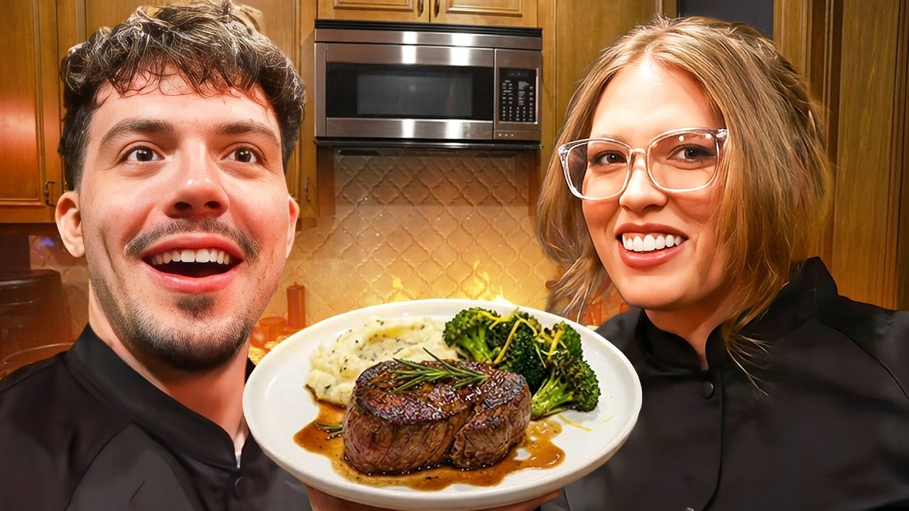 QT Cinderella & Adapt Cook a Full Course Meal!