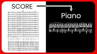 How to INSTANTLY Play a Score on a Piano