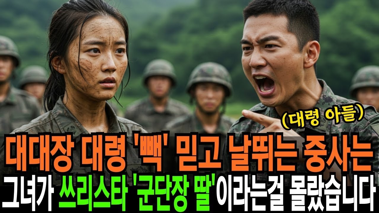 대령 아빠 빽 믿고 날뛰는 중사는 새로 임관한 소위가 쓰리스타 군단장의 딸이라는 사실을 몰랐습니다