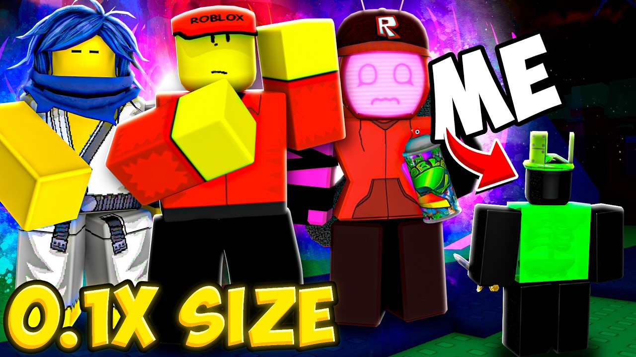 I TRICKED My Friends As 0.1x SIZE KILLERS - YouTube