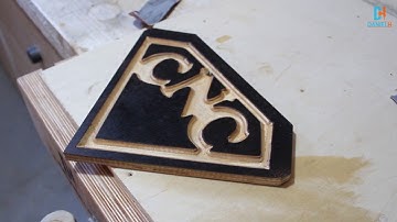 Super CNC engraved sign -  diy cnc project using amana tool bits