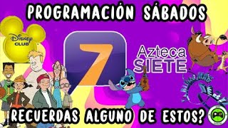 This was Saturday's programming | Channel 5 (XHGC) | Azteca 7 | :O