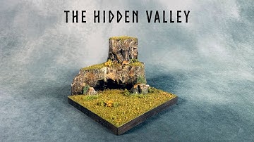 Wargame Encounter Terrain Scratch Build for Dungeons and Dragons Tabletop RPG! "The Hidden Valley"
