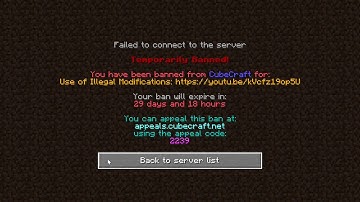 I got banned for hacking? Please respond Cubecraft Games