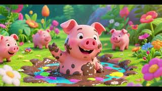 Piggys Mud Bath Song Fun Farm Kids Song