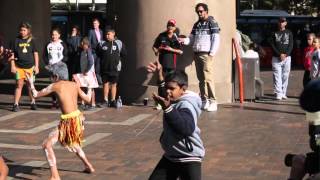 Deadly Aboriginal Flash Mob,  Tribal Warrior @ Circular Quay