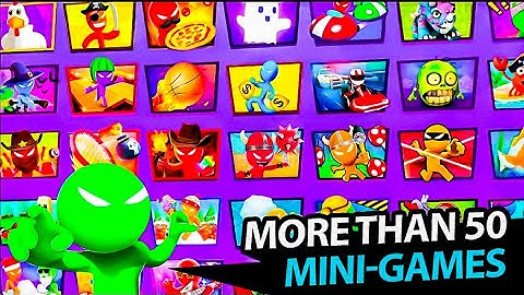 Stickman Party - Tournament Mode 1234 Player Random Mini Games Gameplay Walkthrough  New Update