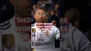 Deadliest Tackles 🥵 By SERGIO RAMOS 🥶 // #shorts #football #sergioramos #viral #tackles screenshot 5