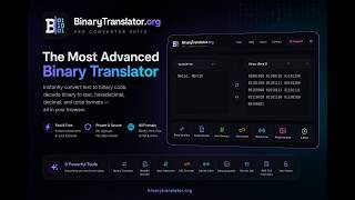 Binary Translator Chrome Extension - Free Dev Tools (Offline & Private)