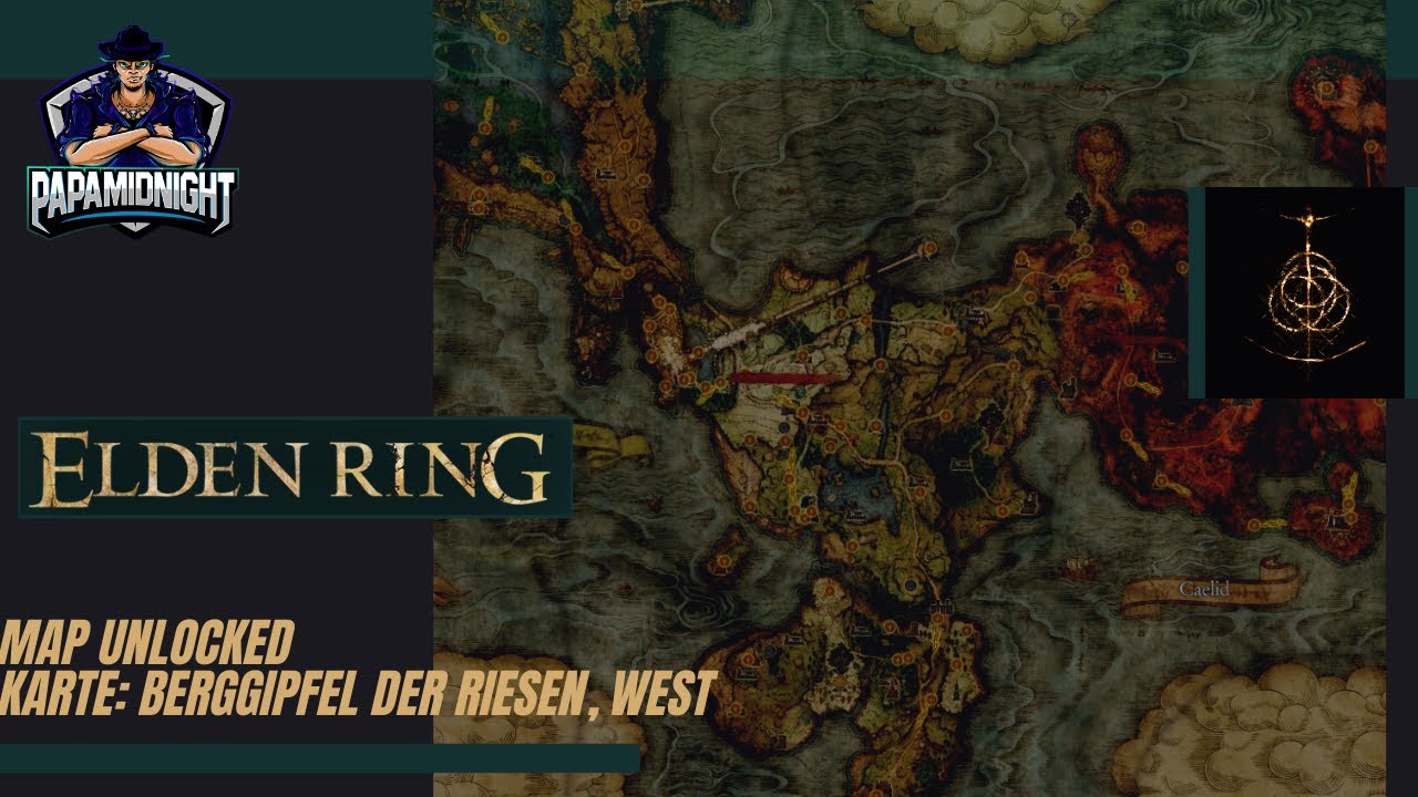 ELDEN RING ⚔️ Map Unlocked Berggipfel der Riesen, West YouTube