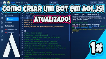 Como Criar Um Bot No Discord Em Aoi.js, Atualizado 2022! 1#