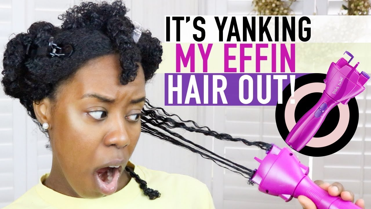 I Tried the NEW Conair Quick Twisting Tool on MY NATURAL HAIR & THIS  HAPPENED!!!! 