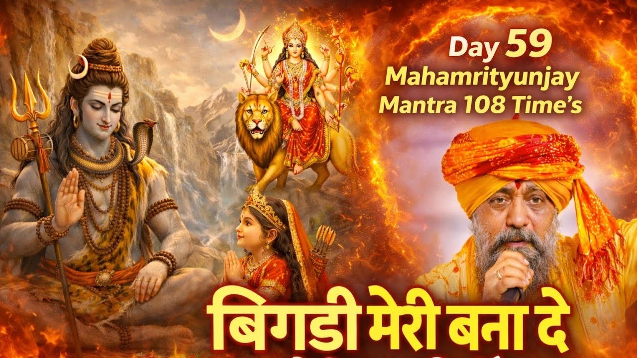 Day 59, Mahamrityunjay Mantra 108 Time's, 22 February 2026 11:00 (Sunday)
