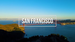 SAN FRANCISCO GOLDEN GATE BRIDGE AERIAL FOOTAGE WALLPAPER w INSPIRATIONAL MUSIC | | 4K | 2HR LOOP screenshot 3