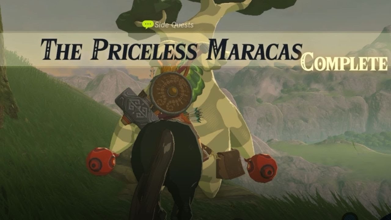 Legend of Zelda BOTW The Priceless Maracas (Side Quest) YouTube