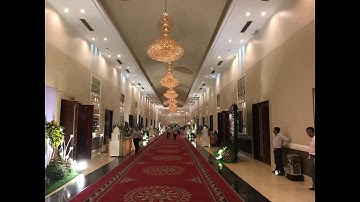 Kiến trúc Hành lang nhà hàng tiệc cưới cao cấp - Kho Tư liệu Xây dựng