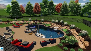 3d pool design by Monogram Custom Pools in Lehigh and Bucks County, PA
