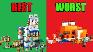 Ranking Every Lego Minecraft Mob House Ever