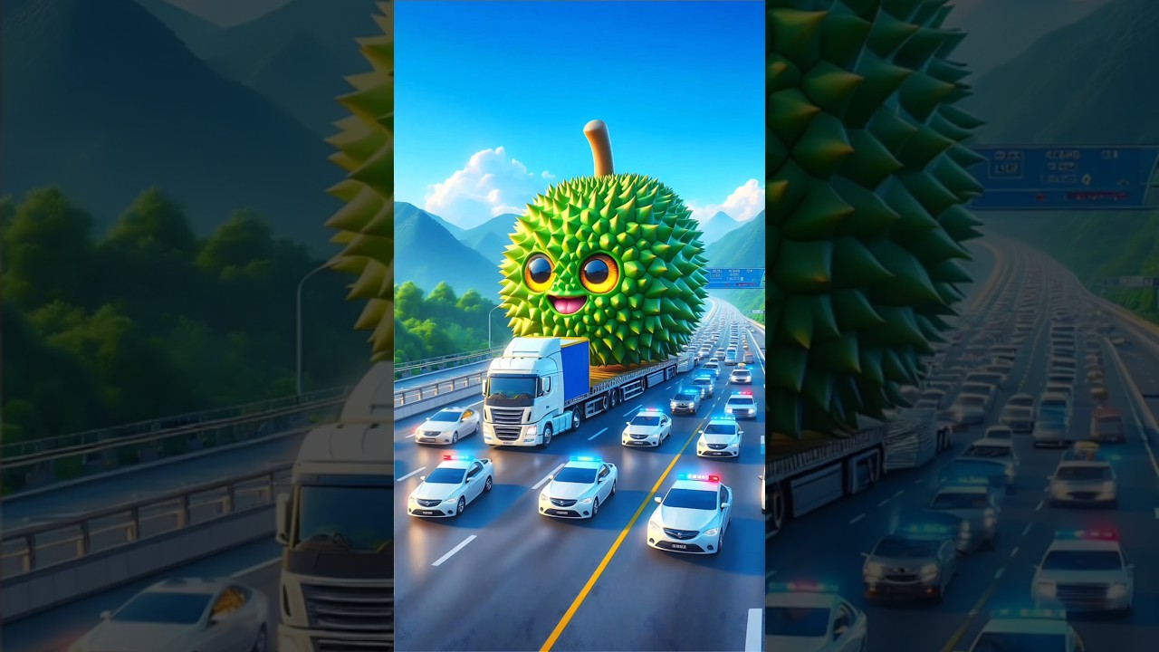 ❤️ Evolution of Catapillar: Big Durian Fruit Transport in Truck 🥰 
