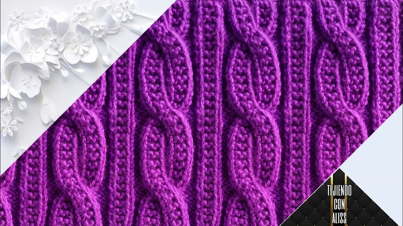 #321 - TEJIDO A DOS AGUJAS / knitting patterns / Alisson Aldave