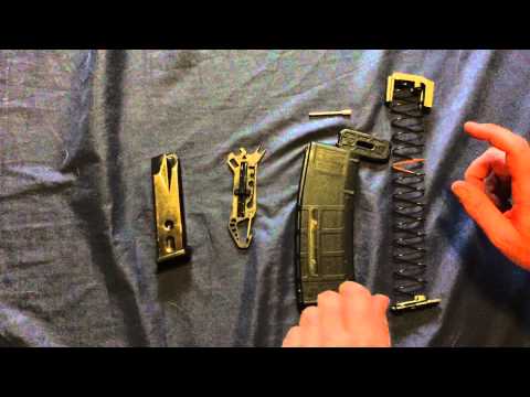Magazine disassembly and reassembly for AR and SA-XD Pistol