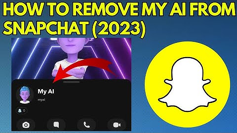 How to Remove My AI on Snapchat (2023) | Delete My AI on Snapchat