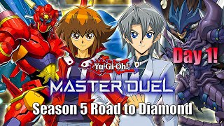 Master Duel Hero Deck - Season 5 Day 1 Climb to Diamond!