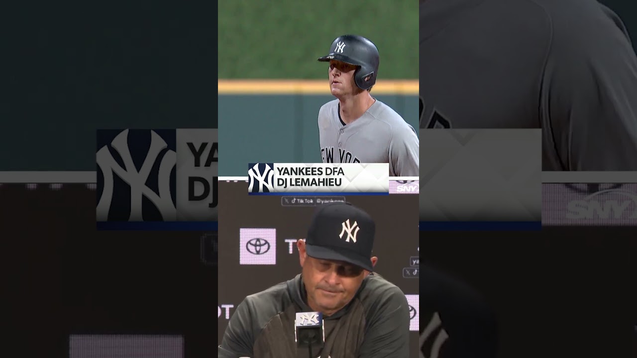 Aaron Boone's reaction to DJ LeMahieu getting DFA'ed 