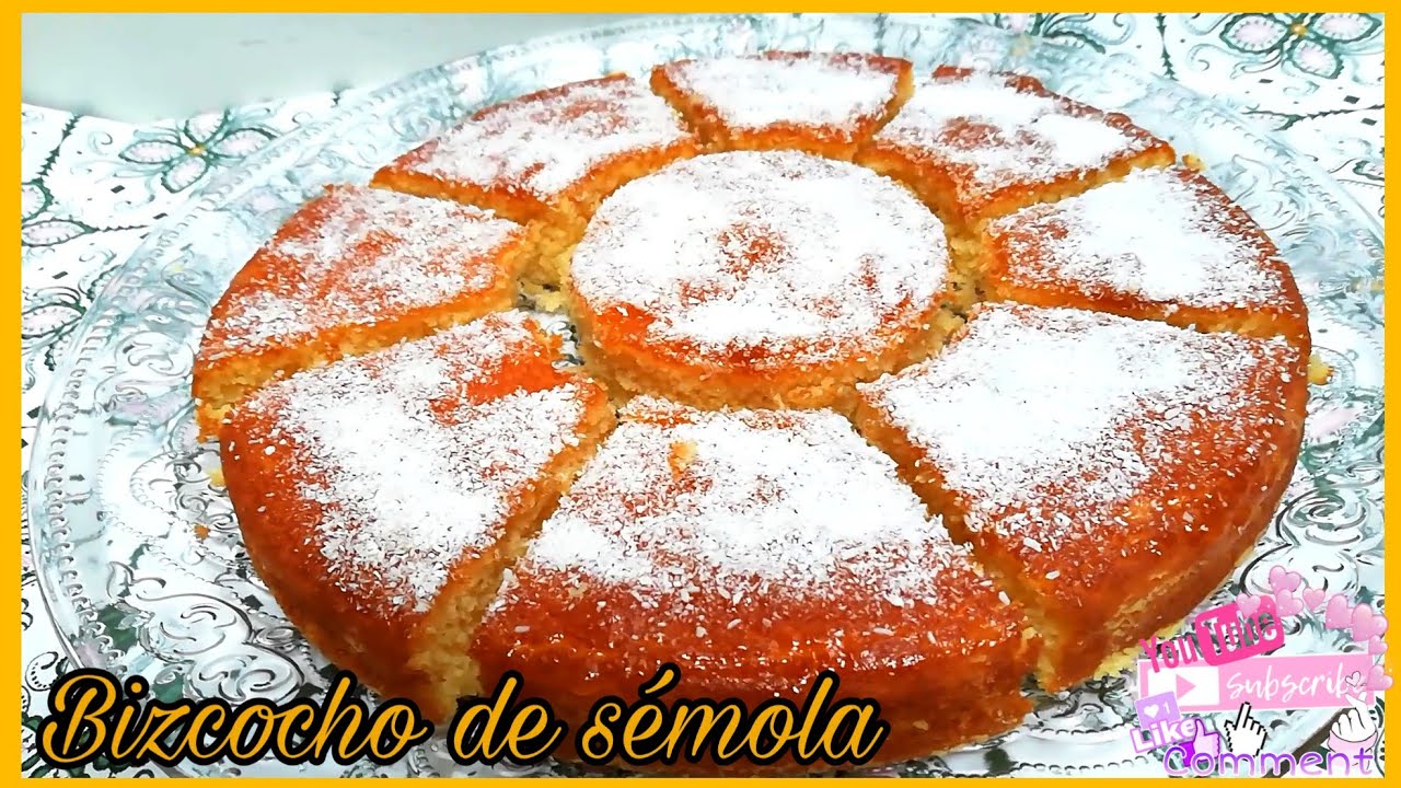 Bizcocho de sémola súper ESPONJOSO ( basbusa)| *SIN SIROPE*| dulceysalado⭐