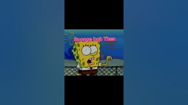SpongeBob now vs then  💀 | Song : Mi mami funk v2