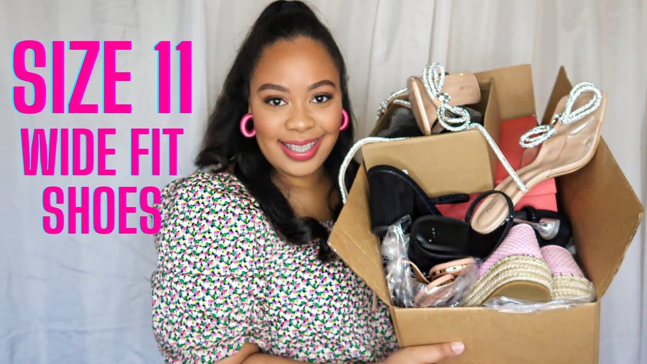 HUGE WIDE FIT SHOE HAUL | SIZE 11& UP | SHOES YOU NEED!!! | PLUS SIZE ...