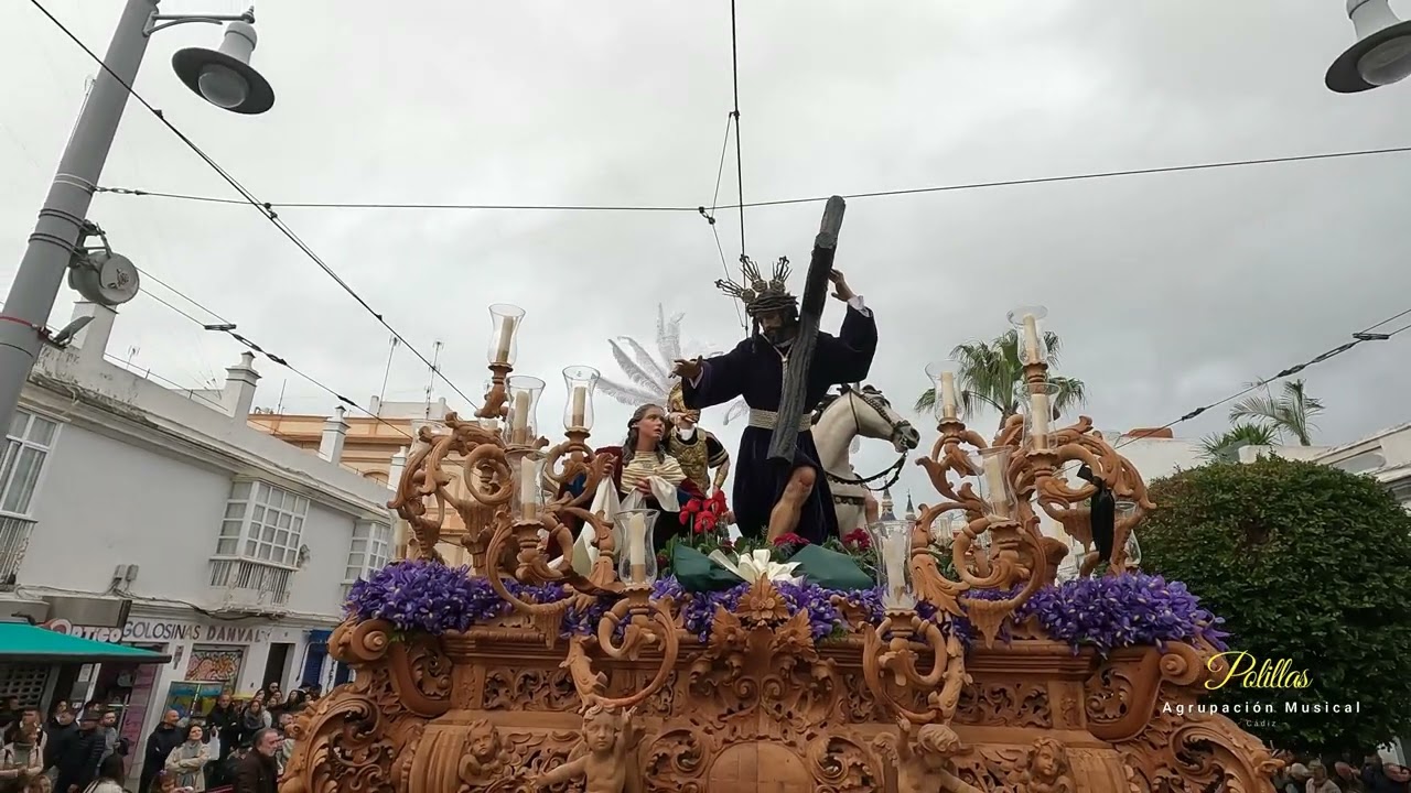 Estrella, Reina del Cielo | Tres Caídas San Fernando 2024 | Carrera Of. | AM Polillas | Jueves Santo