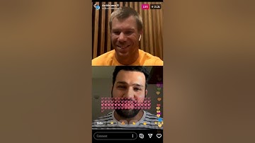 Rohit Sharma and David Warner talking about #Shikhar dhawan and having fun on instagram..