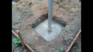 BINA RUMAH BAJET Part 2  (Tiang & Ground beam)