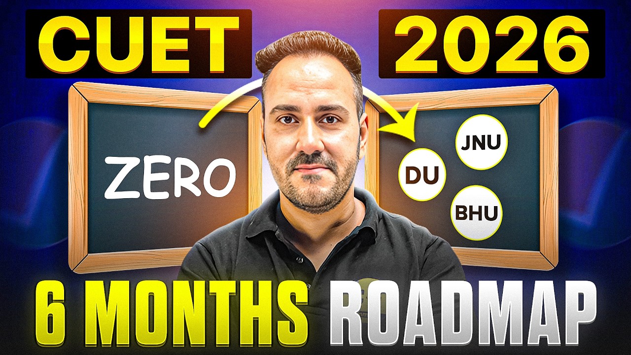 6 Months Roadmap to Crack CUET 2026 - Complete Guide - YouTube