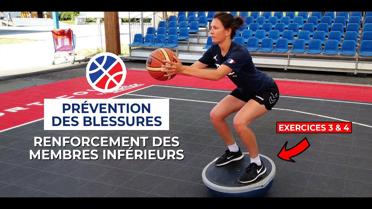 RENFORCEMENT DES MEMBRES INFÉRIEURS : Exercices 3 & 4 - YouTube