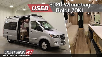 Used 2020 Winnebago Boldt 70KL -  Class B Diesel Camper Van - LichtsinnRV.com