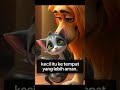 kucing bersabat dengan anjing