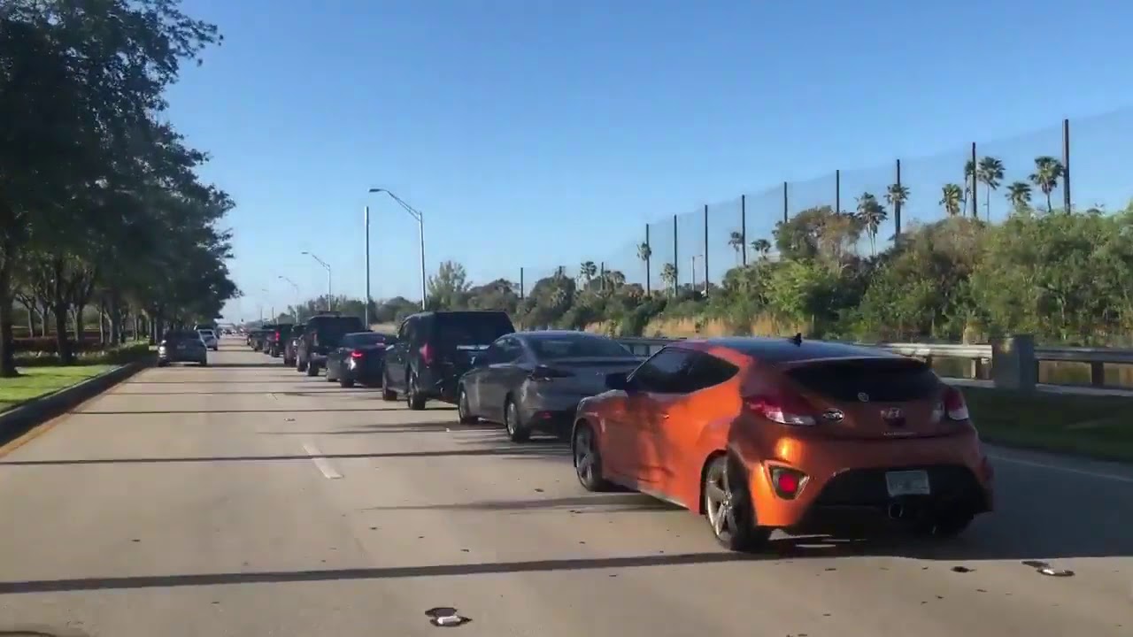 Car line to get tested in Broward County in Fort Lauderdale, Florida