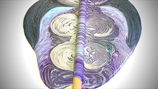 acrylic pouring technique painting beginners fluid easy double