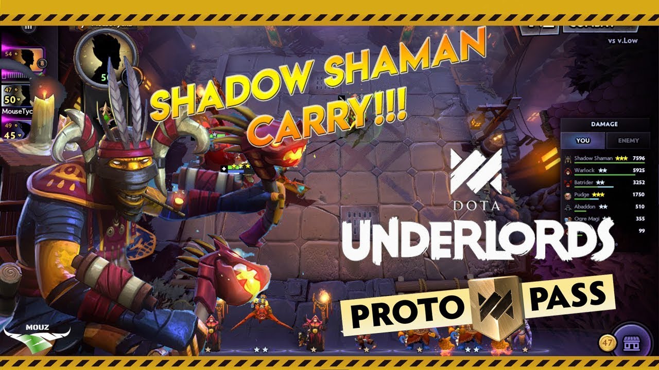 SHADOW SHAMAN CARRY NEW META | DOTA UNDERLORDS