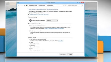 How to turn on and turn off Fast Startup option in Windows® 8.1