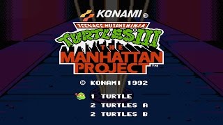 Teenage Mutant Ninja Turtles III The Manhattan Project - Full playthrough