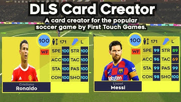 How To Create Your Own Cards In DLS 22