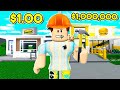 Turning $1 Restaurant to $1,000,000 Restaurant! (Roblox Bloxburg)