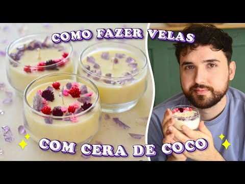 Vídeo: Como fazer velas de cera DIY