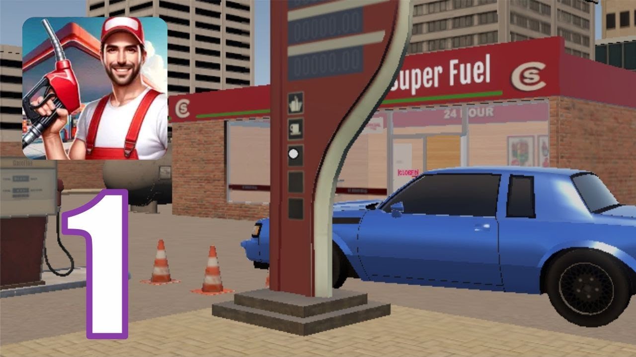 City Gas Station Simulator 3D | Gameplay 1 (Tutorial) - YouTube